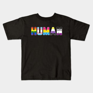 We're Just Human Kids T-Shirt